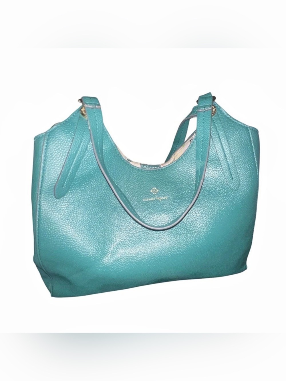 Nanette Lepore Marlowe Triple Section Shoulder Bag - Teal/Peacock
